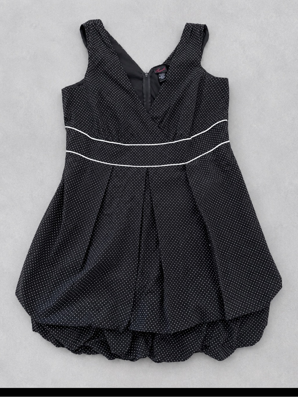 Y2k TORRID Retro chic Pinup Polka Dot bubble Dress size 24 vintage